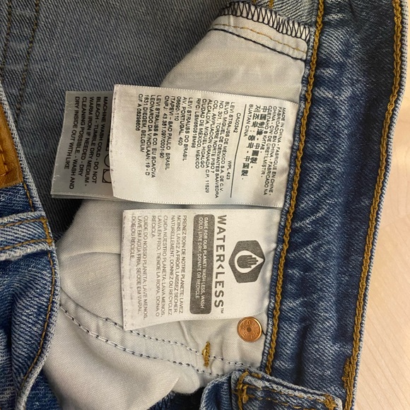 Levi wedgie straight leg jean 25 - Picture 6 of 14